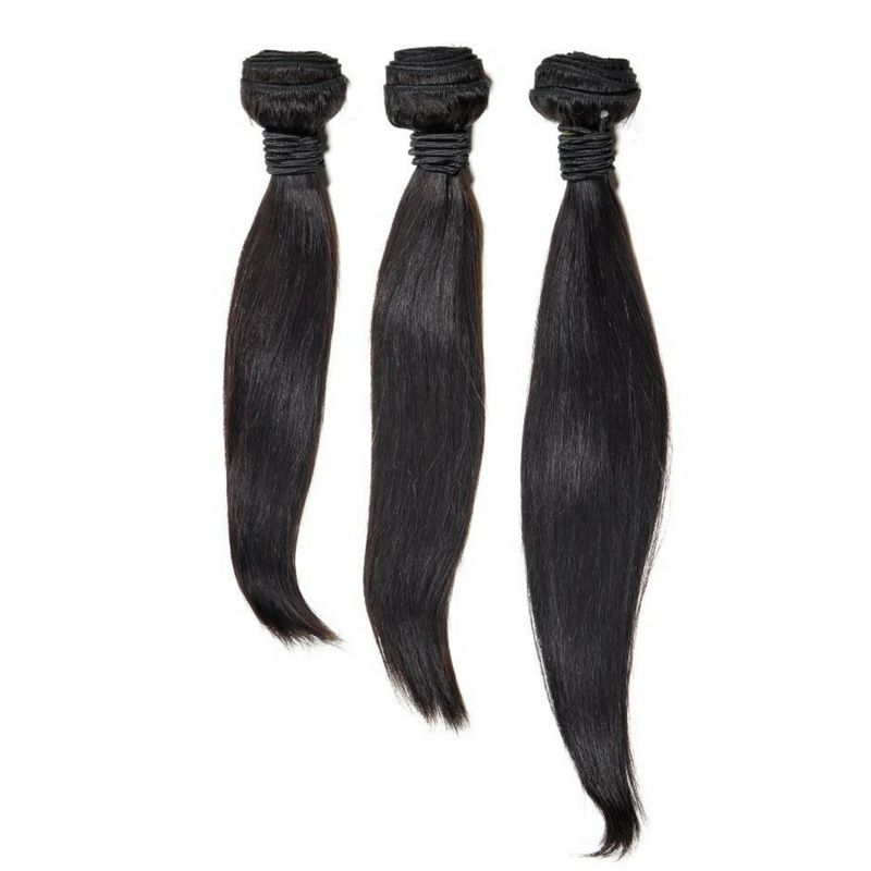 Brazilian Silky Straight Cheap Human Hair Bundles Deal - Inches Matter