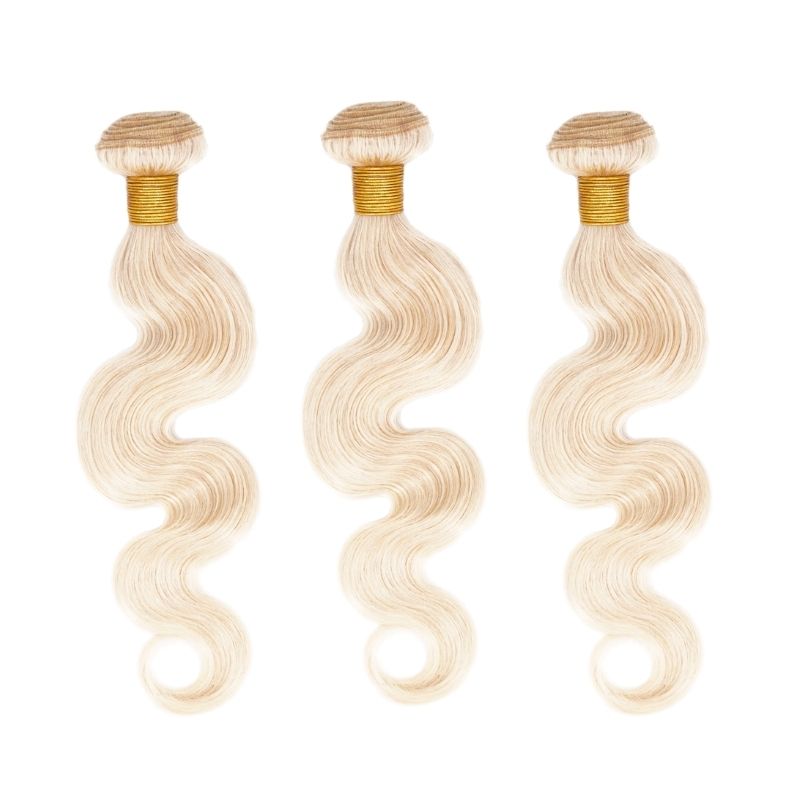 Russian Blonde Body Wave Cheap Human Hair Bundles Deal - Inches Matter