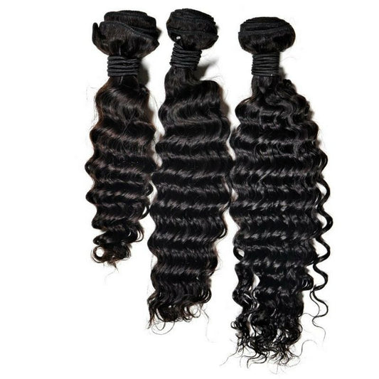 Brazilian Deep Wave Cheap Human Hair Bundles Deal - Inches Matter