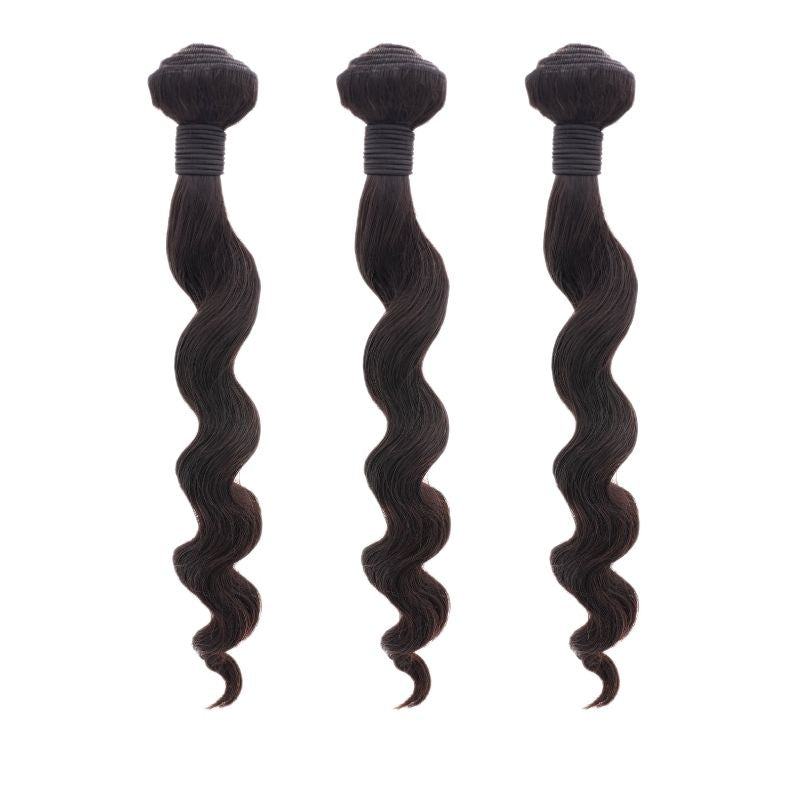 razilian Loose Wave Cheap Human Hair Bundles Deal - Inches Matter