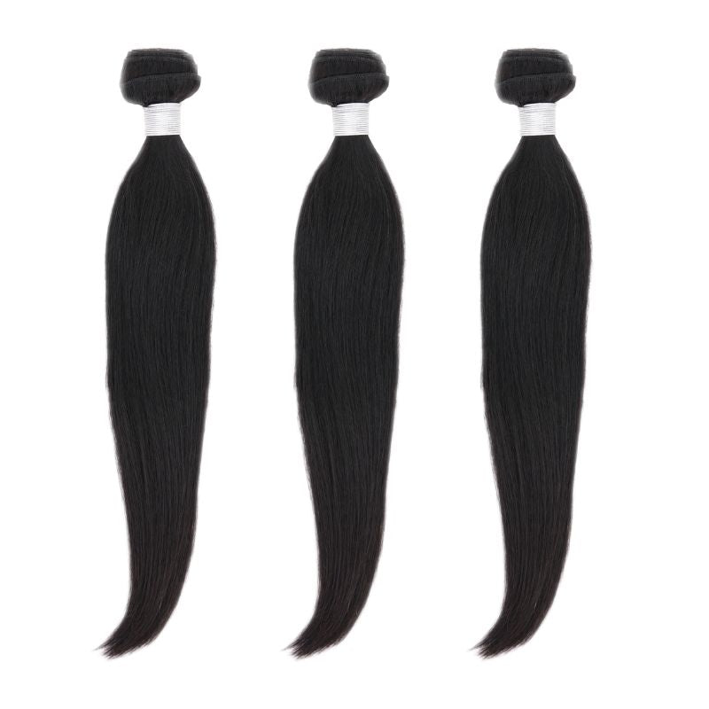 Brazilian Silky Straight Cheap Human Hair Bundles Deal - Inches Matter