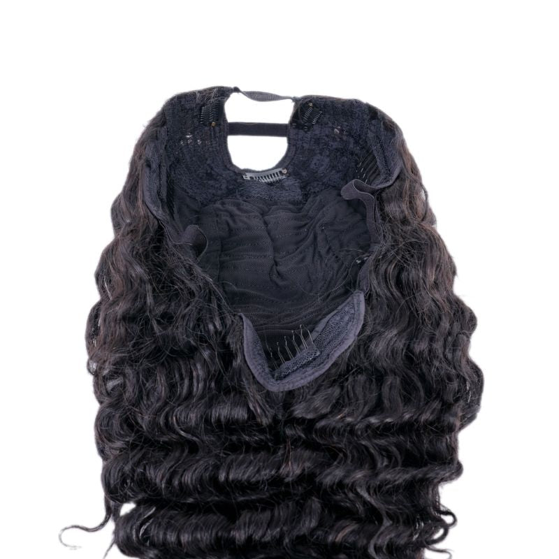 Brazilian Deep Wave U Part Wig - Inches Matter