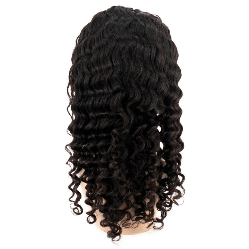 Deep Wave Human Hair Headband Wigs - Inches Matter