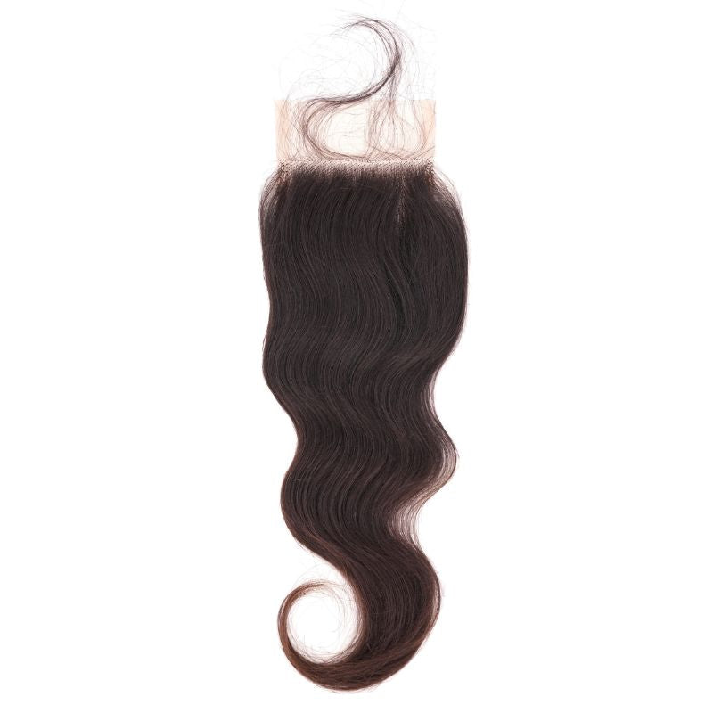 Unprocessed Indian Wavy Transparent 5"x5" Closure - Inches Matter